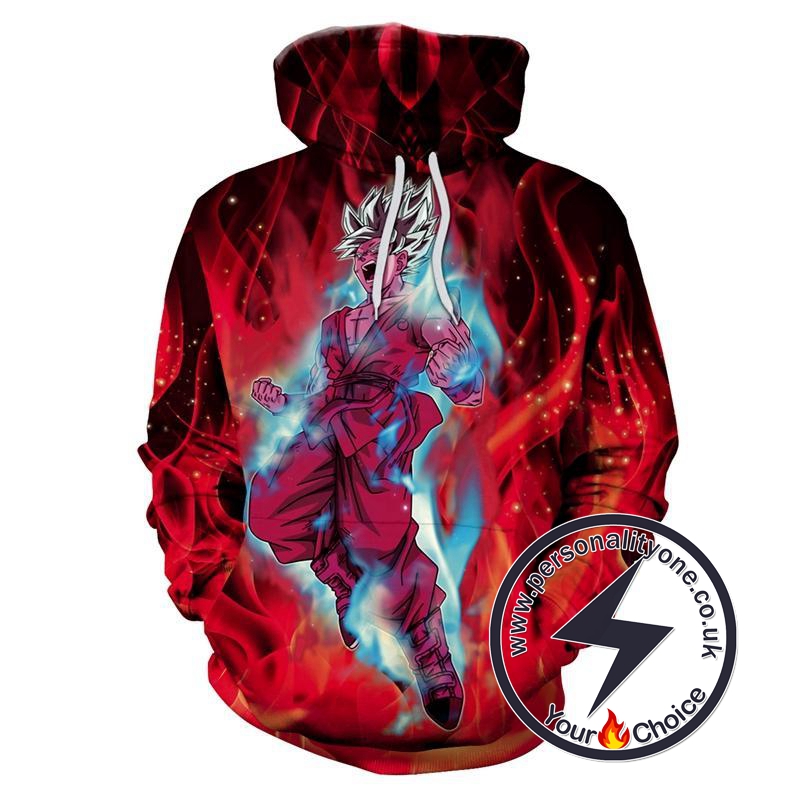 Dragon Ball Z - Goku Kaioken x10 3D - Hoodies